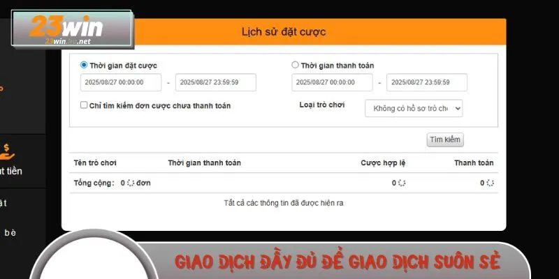 Các bước giao dịch đầy đủ để giao dịch suôn sẻ